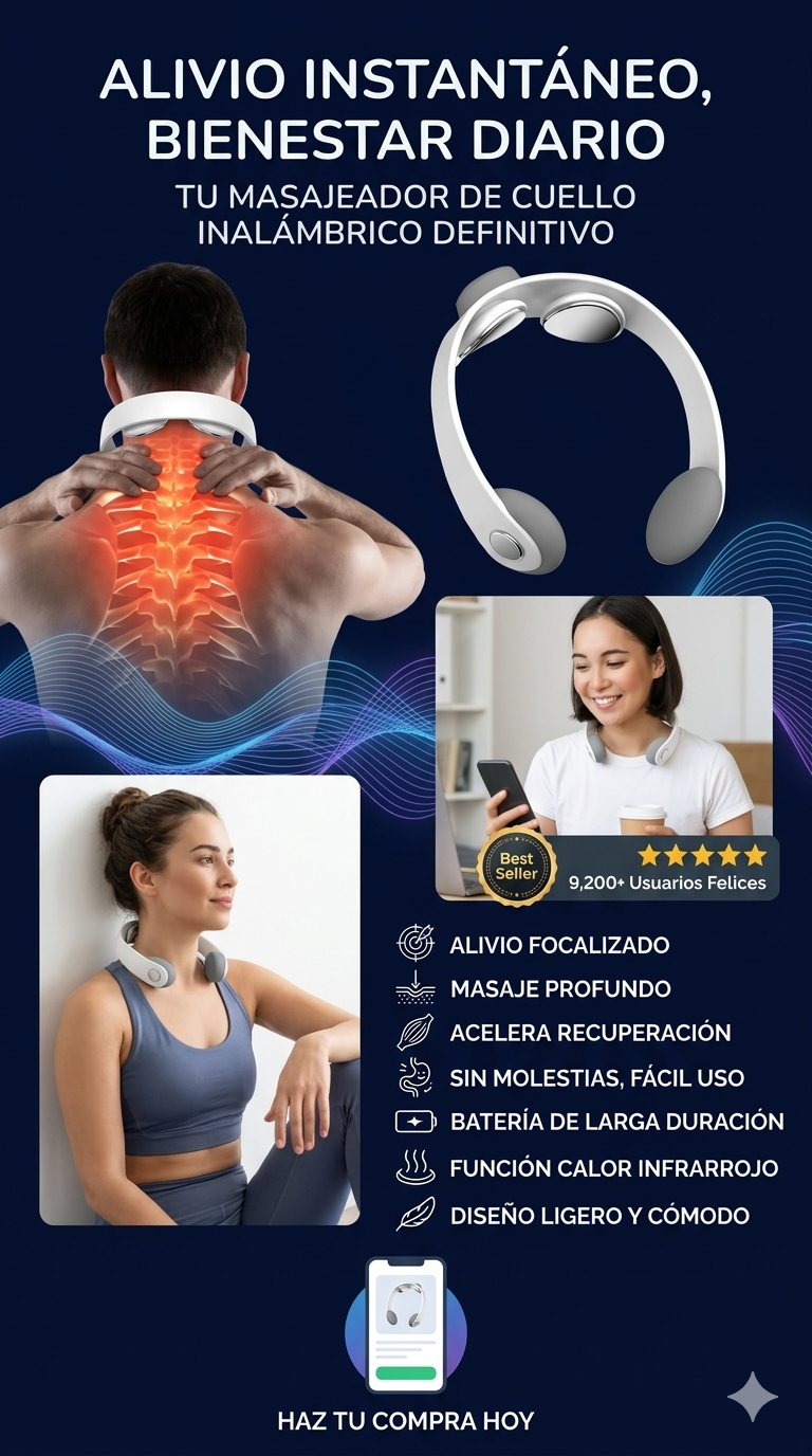 ¿Cansado? ¡Deja de Sufrir! Este Aparato 'Milagroso' Inalámbrico te Cambia la Vida