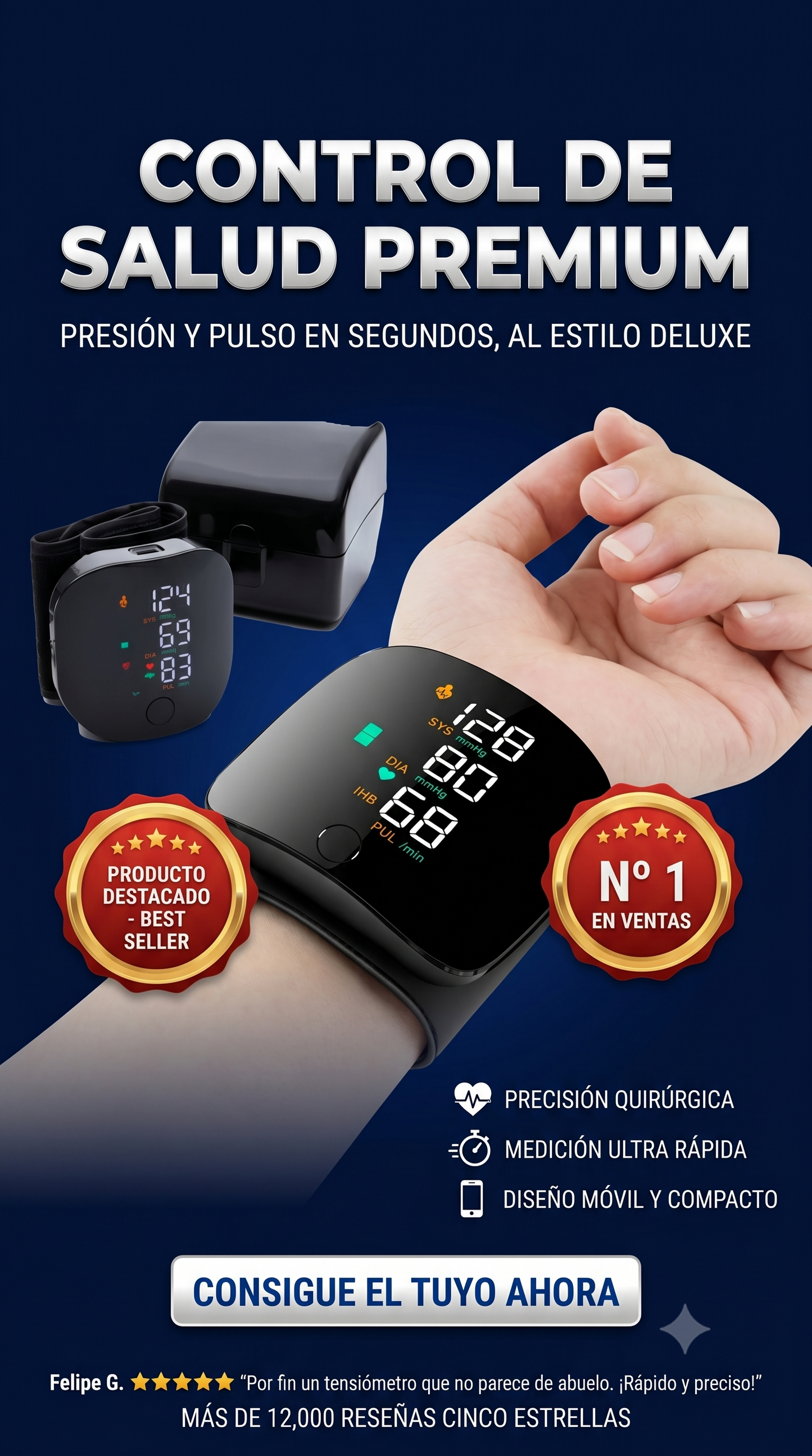 ¡Casi mágico! Mira cómo este botón inteligente lee tu cuerpo en menos de 5 segundos.
