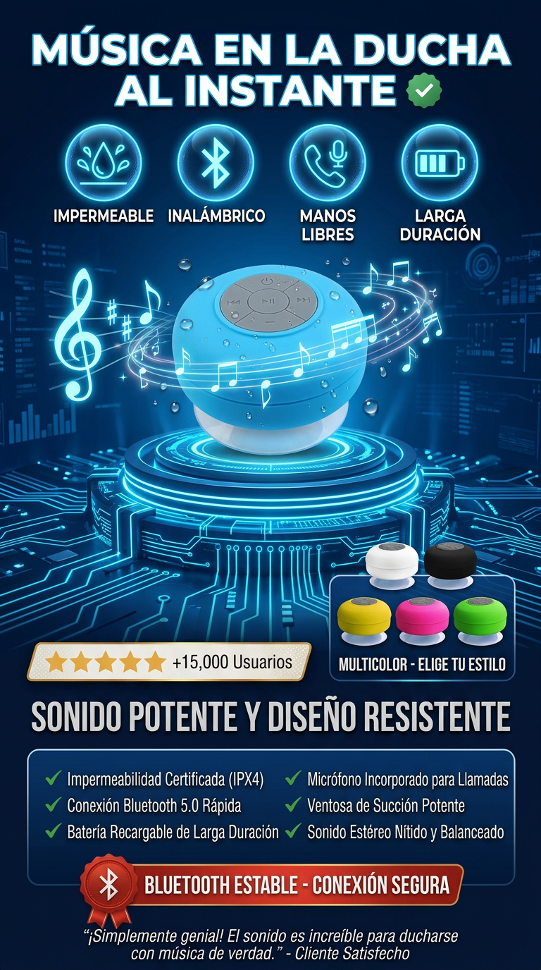 ELITE SERIES: Parlante a Prueba de Agua Estilo Gamer y Moderno