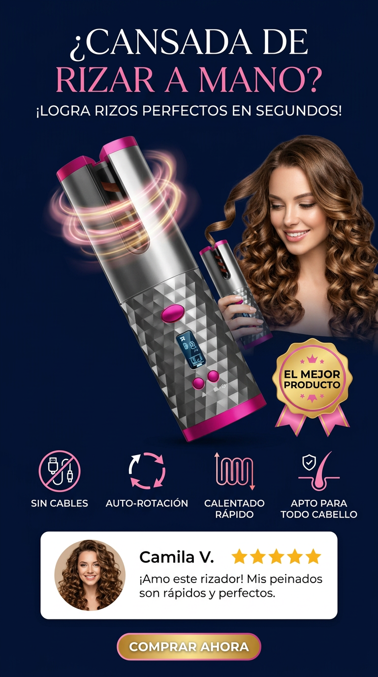 LUJO INALÁMBRICO: Experimenta la libertad de rizarte como una estrella de Hollywood con la "Silver Magic".
