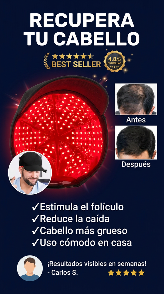 NO TE OPERES, ÚSATE ESTO: La Joya de la Corona de la Tecnología Láser (Valorada en $400.000, HOY SOLO 139.900). Lujo absoluto para tu cabeza.