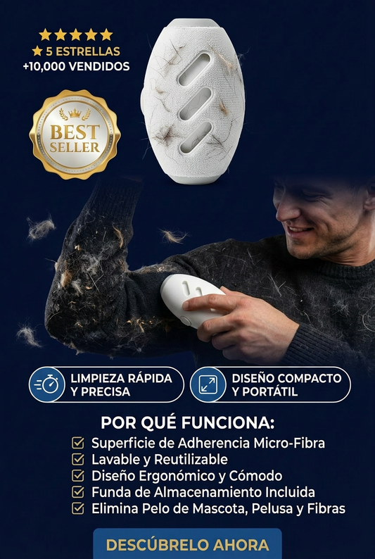 ¡TU ROPA VOLVERÁ A PARECER NUEVA EN SEGUNDOS! El Rodillo Mágico que BORRA las pelusas para siempre. Oferta Exclusiva Premium.